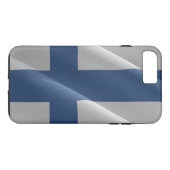 Coques Case-Mate iPhone Drapeau de la Finlande - (Dos (Horizontal))