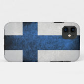Coques Case-Mate iPhone Drapeau de la Finlande (Dos (Horizontal))