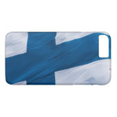 Coques Case-Mate iPhone Drapeau de la Finlande (Dos (Horizontal))
