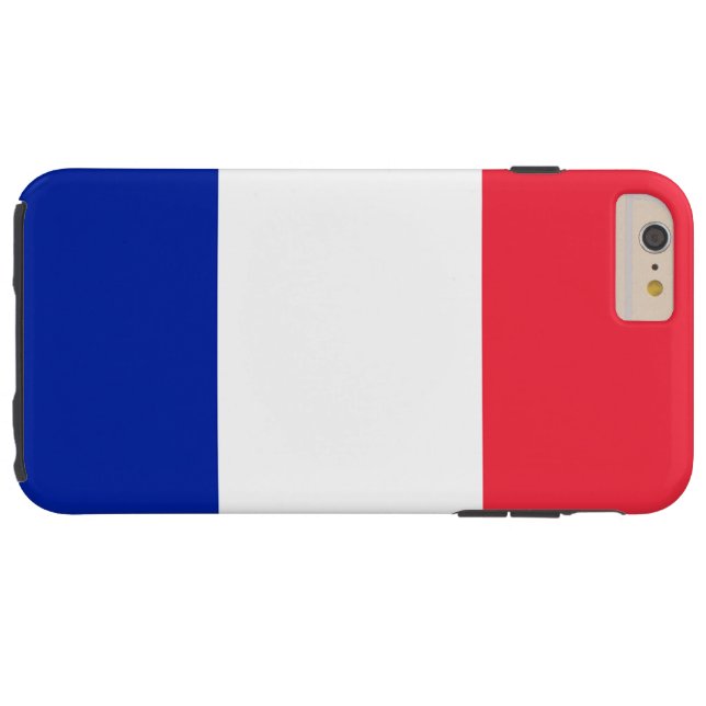Coques Case-Mate iPhone Drapeau de la France (Dos Horizontal)