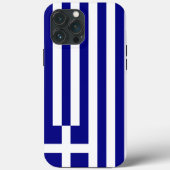 Coques Case-Mate iPhone Drapeau de la Grèce (Verso)