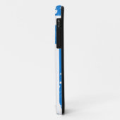 Coques Case-Mate iPhone Drapeau de la Grèce (Dos/Gauche)