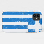 Coques Case-Mate iPhone Drapeau de la Grèce (Dos (Horizontal))
