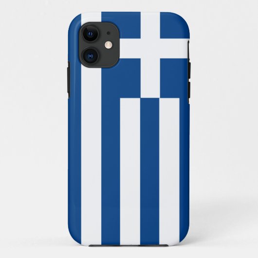 Coques Case-Mate iPhone Drapeau de la Grèce (Dos)