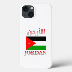 Case-Mate iPhone Case Drapeau de la Jordanie الأردن WordArt arabe et ang
