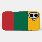 Coques Case-Mate iPhone Drapeau de la Lituanie (Verso (horizontal))
