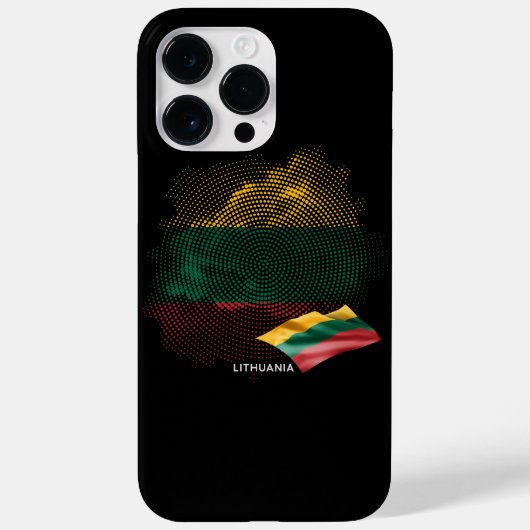 Coques Case-Mate iPhone Drapeau de la Lituanie (Verso)
