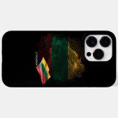 Coques Case-Mate iPhone Drapeau de la Lituanie (Verso (horizontal))
