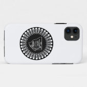 Coques Case-Mate iPhone Drapeau de la nation Blackpieds (Dos (Horizontal))