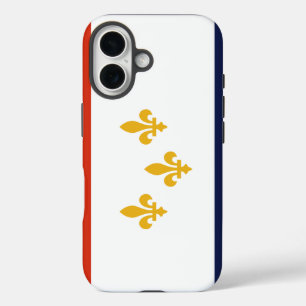 Coques iPhone 16 Drapeau de la Nouvelle-Orléans, Louisiane