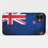 Coques Case-Mate iPhone Drapeau de la Nouvelle Zélande (Dos (Horizontal))