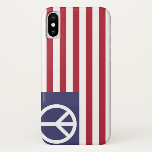 Coques Case-Mate iPhone Drapeau de la paix des États-Unis (Dos)