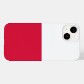 Coques Case-Mate iPhone Drapeau de la Pologne (Verso (horizontal))