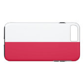 Coques Case-Mate iPhone Drapeau de la Pologne (Dos (Horizontal))