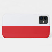 Coques Case-Mate iPhone Drapeau de la Pologne (Dos (Horizontal))