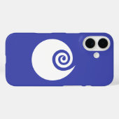 Coques Case-Mate iPhone Drapeau de la préfecture d'Ibaraki, Japon  (Verso (horizontal))