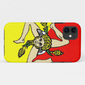 Coques Case-Mate iPhone Drapeau de la région de Sicile Italie sicilia comt (Dos (Horizontal))
