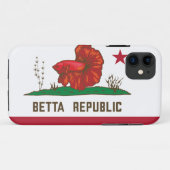 Coques Case-Mate iPhone Drapeau de la République de Betta (Dos (Horizontal))