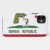 Coques Case-Mate iPhone Drapeau de la République de Bonsai (Dos (Horizontal))