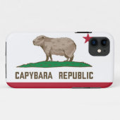 Coques Case-Mate iPhone Drapeau de la République de Capybara (Dos (Horizontal))
