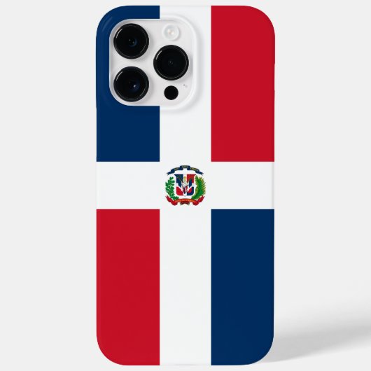 Coques Case-Mate iPhone Drapeau de la République Dominicaine (Verso)
