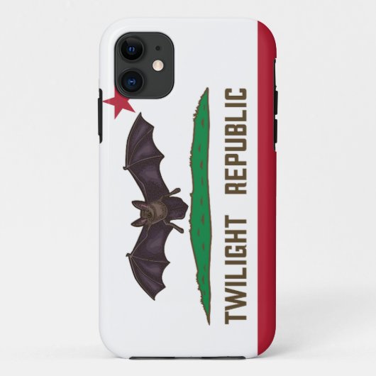 Coques Case-Mate iPhone Drapeau de la République du crépuscule (Dos)