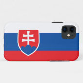 Coques Case-Mate iPhone Drapeau de la Slovaquie (Dos (Horizontal))
