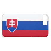 Coques Case-Mate iPhone Drapeau de la Slovaquie (Dos (Horizontal))