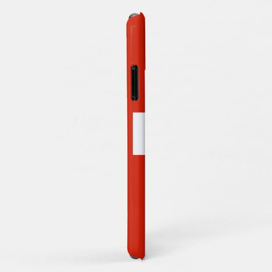 Coques Case-Mate iPhone Drapeau de la Suisse (Dos/Droite)