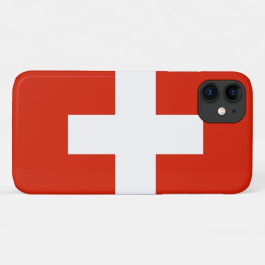 Coques Case-Mate iPhone Drapeau de la Suisse (Dos (Horizontal))