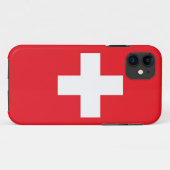 Coques Case-Mate iPhone Drapeau de la Suisse (Dos (Horizontal))