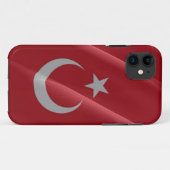 Coques Case-Mate iPhone Drapeau de la Turquie - (Dos (Horizontal))