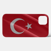 Coques Case-Mate iPhone Drapeau de la Turquie - (Verso (horizontal))