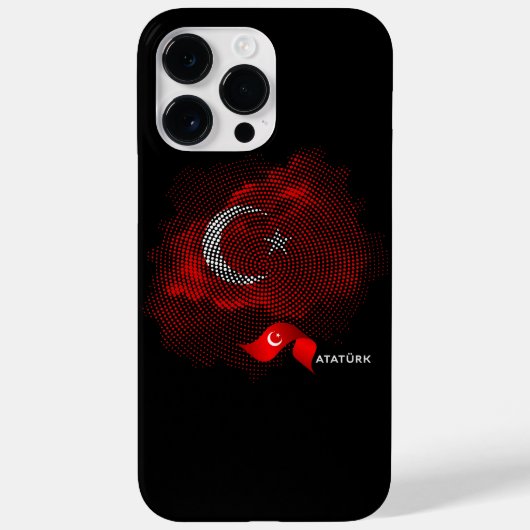Coques Case-Mate iPhone Drapeau de la Turquie (Verso)