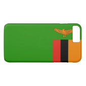 Coques Case-Mate iPhone Drapeau de la Zambie (Dos (Horizontal))
