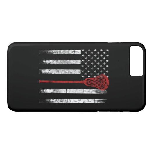Coques Case-Mate iPhone Drapeau de lacrosse (Dos (Horizontal))