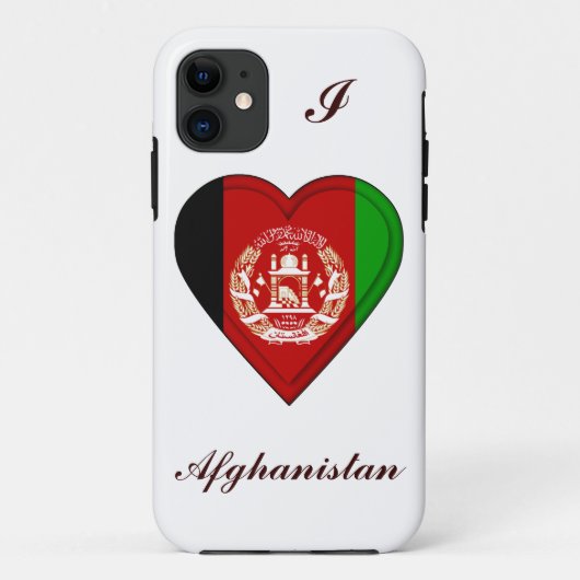 Coques Case-Mate iPhone Drapeau de l'Afghanistan (Dos)