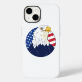 Coques Case-Mate iPhone Drapeau de l'aigle américain (Verso)