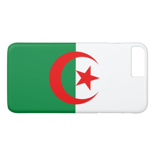 Coques Case-Mate iPhone Drapeau de l'Algérie (Dos (Horizontal))