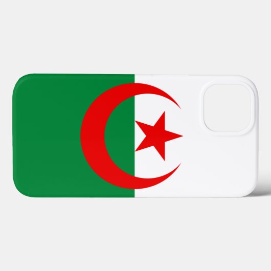 Coques Case-Mate iPhone Drapeau de l'Algérie (Verso (horizontal))