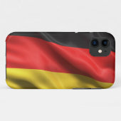 Coques Case-Mate iPhone Drapeau de l'Allemagne (Dos (Horizontal))