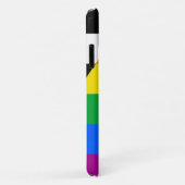Coques Case-Mate iPhone Drapeau de l'allié LGBTQ+ (Dos/Droite)