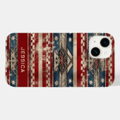 Coques Case-Mate iPhone Drapeau de l'Amérique occidentale (Verso (horizontal))