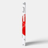 Coques Case-Mate iPhone Drapeau de l'Angleterre du Coeur de St George Patr (Verso / Droite)