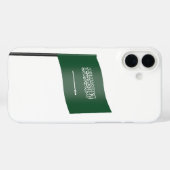 Coques Case-Mate iPhone Drapeau de l'Arabie saoudite (Verso (horizontal))