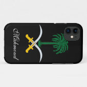Coques Case-Mate iPhone Drapeau de l'Arabie Saoudite (Dos (Horizontal))