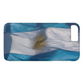 Coques Case-Mate iPhone Drapeau de l'Argentine (Dos (Horizontal))