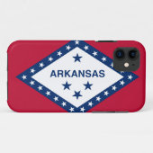 Coques Case-Mate iPhone Drapeau de l'Arkansas (Dos (Horizontal))