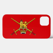 Coques Case-Mate iPhone Drapeau de l'armée britannique (non cérémonial) (Verso (horizontal))