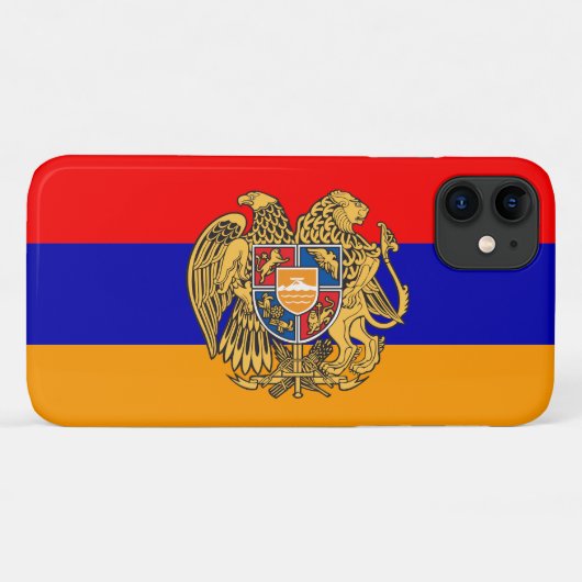 Coques Case-Mate iPhone Drapeau de l'Arménie (Dos (Horizontal))